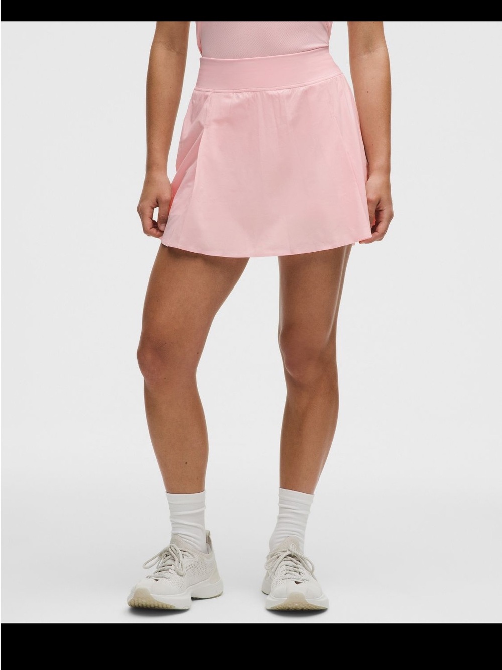 Lululemon A-line side pleat tennis skirt - pink pearl - medium